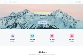 去授权版CoCo-Team功能强大的团队官网php源码