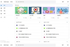 轻量级MDClub论坛系统开源源码