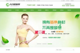 织梦dede模板-绿色化妆品网站源码[带手机版数据同步]