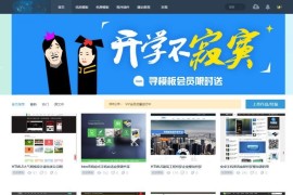 织梦仿寻模板网页素材模板下载站整站模板