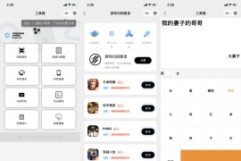 多功能工具箱小程序源码-带游戏扫码登录/手机正品检测/空白昵称等功能