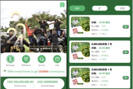 前端支持多语言的绿色果蔬投资源码/海外农业绿色投资源码 