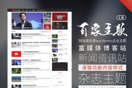 WordPress主题博客网站模板源码 仿百度百家