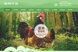织梦模板 家禽畜牧养殖类网站源码 带手机端