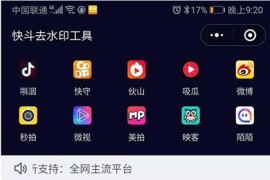 2020最新最新短视频去水印小程序源码增强完整版