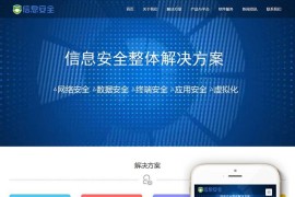 织梦cms响应式数据信息安全类网站源码(自适应手机端)