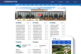 织梦模板 高等院校学院学校类网站 带手机端