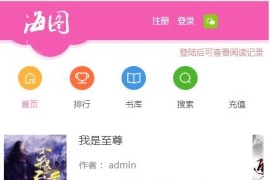 最新小说手机站源码下载 粉色风格+可修改风格+VIP订阅
