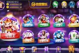铂金娱乐棋牌完整组件 完善代理系统+邀请码+双端APP