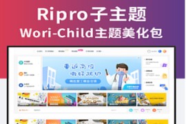 Ripro子主题wori-child v1.3-WordPress设计素材/资源下载站模板