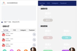 tiktok国际版刷单 海外YouTube视频点赞投资理财源码 刷单悬赏任务海外视频平台