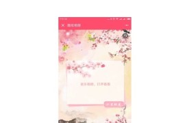 开源版酷炫相册小程序源码