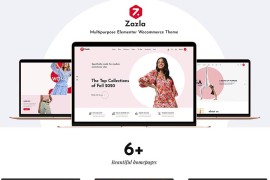 WordPress主题-多用途电子商务Zazla模板v1.0.1英文版下载