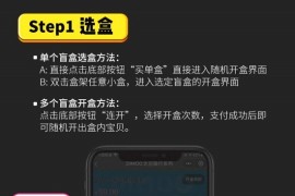 微信小程序盲盒系统源码_可对接微信支付,UI界面美观好看