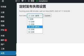 汉化版 WordPress插件源码 定时发帖插件源码 WordPress定时发布文章插件