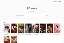 热门短剧搜索网站+内置1.2万条短视频数据+无授权开心版