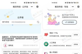 精灵传信系统 匿名性系统 支持网站+小程序双端源码