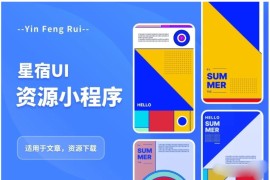 星宿UI2.51资源付费变现小程序 支持流量主广告投放