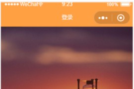 最新登录页面小程序模板源码下载