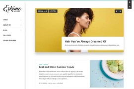 Bootstrap响应式摄影图片个人博客网站html模板