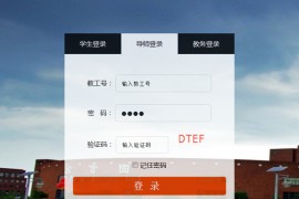 学校网站 后台管理系统 登录界面 简约模板