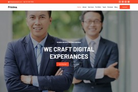 现代商务营销服务公司网站源码 html5模板