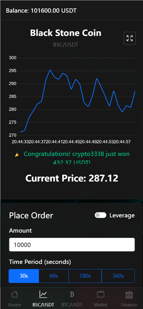 【优选源码】BitTong虚拟货币微交易投资理财源码/现货交易+杠杆交易+完美K线控制+完整用户输赢控制+代理/前端html+后端PHP